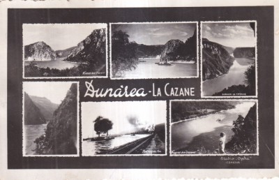 Dunarea. La Cazane (circulata 1944) foto