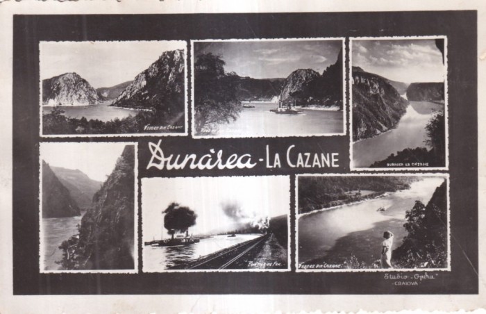 Dunarea. La Cazane (circulata 1944)