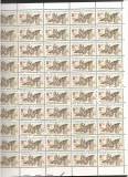 Czechoslovakia 1990 Bats, 50 stamps in bloc, MNH J.3