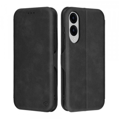 Husa pentru Samsung Galaxy S25 Edge S937, Techsuit, Safe Wallet Plus, Neagra foto