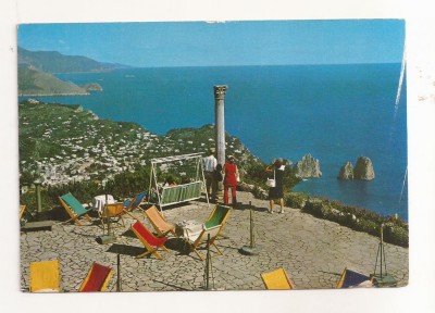 FA69-Carte Postala- ITALIA - Capri, Panorama dal Monte Solare, circulata 1987 foto