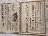 afis original reclama antebelica societati Regalitate Romania .Anii 1930 .Dimensiuni aproximativ format A4