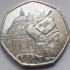 Monedă 50 pence 2019 Marea Britanie , Paddington at St Paul's