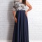 Rochie de Ocazie Liona Bleumarin - 38Marimea