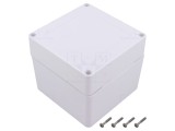 Carcasă universală KRADEX ZP105.105.90SB TM ASA 105x105x90mm cu bucșă din alamă