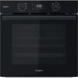 Cuptor incorporabil Whirlpool OMSR58RU1SB, Electric, Multifunctional, 71 l, Autocuratare pirolitica, Display, Gatire aburi - Gentle Steam, Clasa A+, N