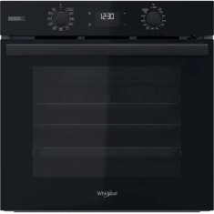 Cuptor incorporabil Whirlpool OMSR58RU1SB, Electric, Multifunctional, 71 l, Autocuratare pirolitica, Display, Gatire aburi - Gentle Steam, Clasa A+, N