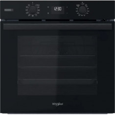 Cuptor incorporabil Whirlpool OMSR58RU1SB, Electric, Multifunctional, 71 l, Autocuratare pirolitica, Display, Gatire aburi - Gentle Steam, Clasa A+, N