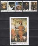 Ghana 1989 - A 500-a aniversare a nașterii lui Titian, Serie + Colita, MNH