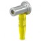Conector Banană 6mm Soclu Galben Crimpat Medical