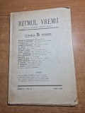 revista ritmul vremii - din mai 1929 - articol mihai eminescu , cincinat pavelescu, radu gyr