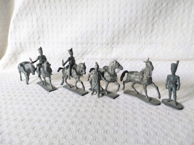 Figurine din metal soldati napoleonieni, figurine de colectie MHSP foto