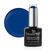 Cumpara ieftin Oja Semipermanenta Neon Glow SensoPRO Milano #45 Laser Navy, 10ml