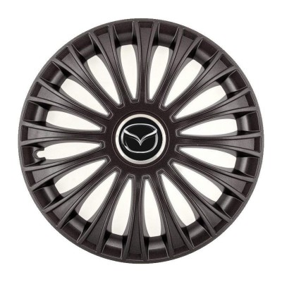 Set 4 Capace Roti, potrivite jantelor de R14, pentru Mazda, model dino Negru foto