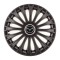 Set 4 Capace Roti, potrivite jantelor de R14, pentru Mazda, model dino Negru