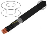 Cablu ecranat cu tresă de cupru cositorit 12G0,75mm2 JZ-500-C