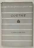 POEZII de GOETHE , in romaneste de MARIA BANUS , COLECTIA &#039; CELE MAI FRUMOASE POEZII &#039; , NR. 31, 1961