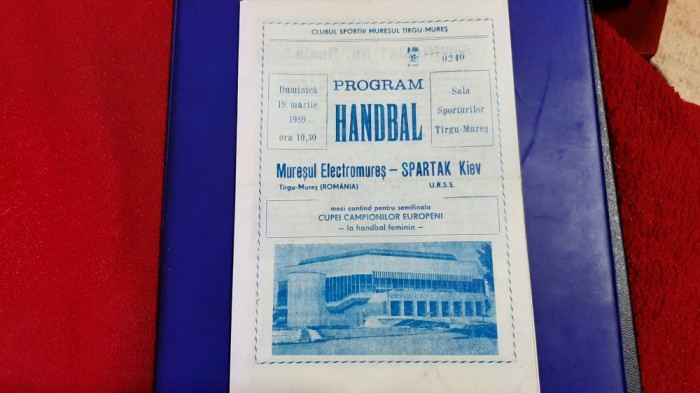 program Muresul Electromures Tg. Mures - Spartak Kiev