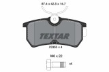 Set placute frana TEXTAR 2335301