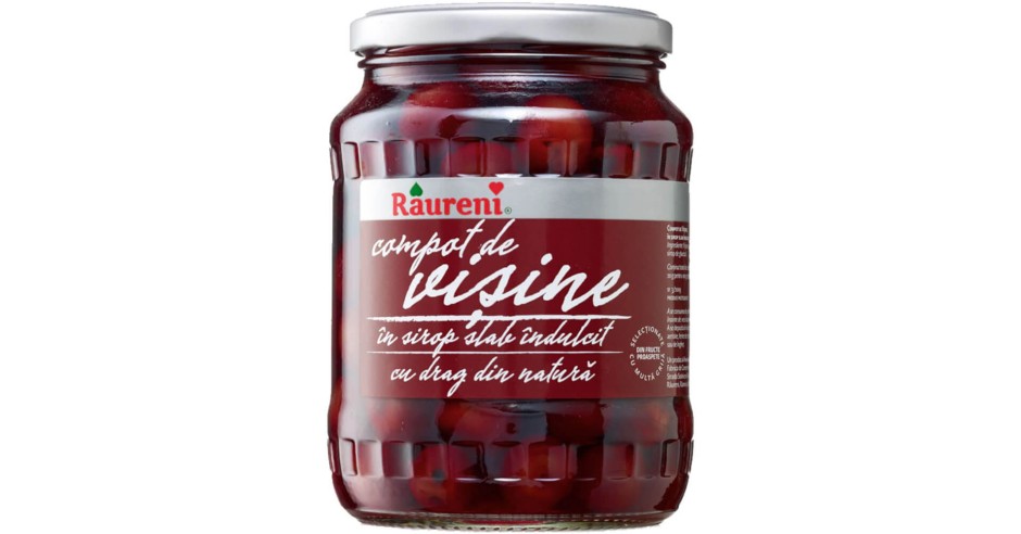 Compot de Visine Raureni, 720g, Compot, Compot de Visine , Compot din ...