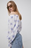 Levi&#039;s bluza femei, culoarea alb, modelator