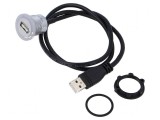 Cablu-adaptor USB A la USB A 2.0 0,6m