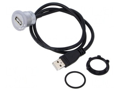 Cablu-adaptor USB A la USB A 2.0 0,6m foto