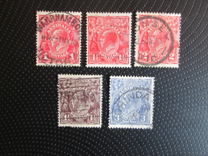 AUSTRALIA SERIE STAMPILATA=82