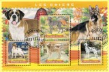 MALI 2022 Caini - Set Complet Timbre + Bloc Colita, Tema Animale, Colectie Filatelie