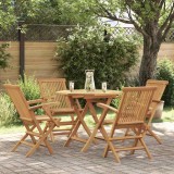 VidaXL Set mobilier de grădină, 5 piese, lemn masiv de tec 3059582