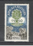Monaco.1960 Anul mondial al refugiatilor SM.394