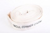 Furtun Pompieri 2 Toli, 20m, Micul Fermier GF-0289, Refulare Apa, Panza, Alb, 2 Inch