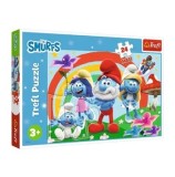 Cumpara ieftin Puzzle Trefl Maxi - Strumfii, 24 piese