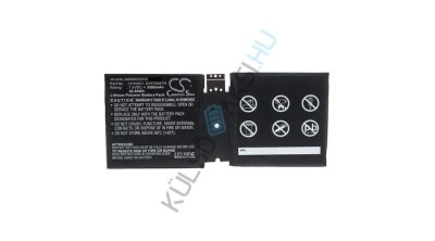 &amp;Icirc;nlocuire baterie tabletă VHBW pentru Microsoft DYNU01, G16TA047H - 3500 mAh 7,6 V Li-polimer foto