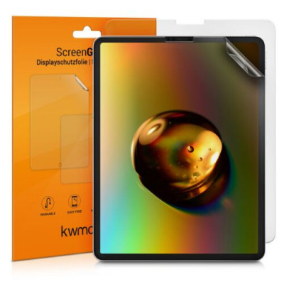 Set 2 Folii de protectie mate pentru tableta Apple iPad Pro 12,9&amp;quot; (2018) , Kwmobile, Transparent, Plastic, 46758.2 foto