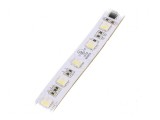 Bandă LED RGBW 5050, 60 LED/m, 19.2W/m, IP20, 12mm PCB Alb, 120&deg; - Lumină Ambientală Decorativă