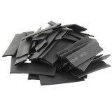 Tub Termocontractabil Varnis 127 buc / set, rezistente la foc, contractie 2 la 1 Negru