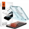 Folie de protectie Ecran Spigen GlastR EZ FIT pentru Samsung Galaxy S22 5G S901, Sticla Securizata, Full Glue, Set 2 bucati