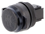 Soclu USB &Oslash;22mm FrontCom IP65 Neagră