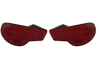Set stopuri, lampa spate SUBARU BRZ, 06.2012-12.2020; TOYOTA GT-86, 06.2012-06.2021, partea stanga, dynamic indicator; LED; negru, transparent; TUNIN foto