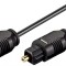 Cablu optic Toslink tata - Toslink tata 1m Goobay