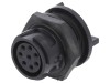 Conector circular mamă BULGIN 8 pini IP68, Serie Buccaneer 4000, Montare Panou, Baionetă