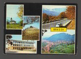 CPIB 17768 CARTE POSTALA - BRASOV, MOZAIC, AUTOTURISM, Circulata, Fotografie