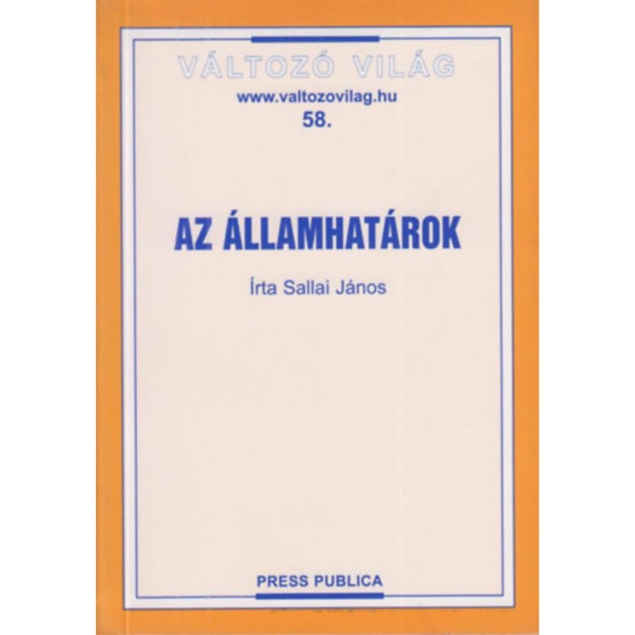 Az &aacute;llamhat&aacute;rok - Dr. Sallai J&aacute;nos
