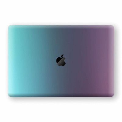 Folie Skin Compatibila cu Apple MacBook Air 13.6 M2 2022 - Wrap Skin Chameleon Lavander Blue foto