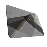 Covoras pentru baie ultra absorbant, anti-alunecare, material Diaton, Model Abstract, 50 x 80 cm, MCT