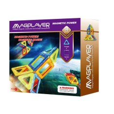 MAGPLAYER Joc de constructie magnetic - 14 piese