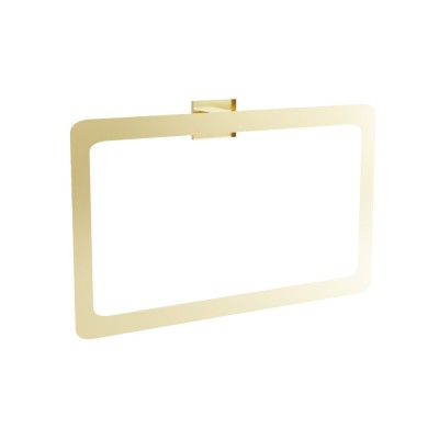 Cuier de baie Ring 210 OSTE BRUSH GOLD foto