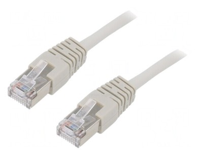 Patch Cord Ethernet F/UTP Cat 5e Gri 2m foto
