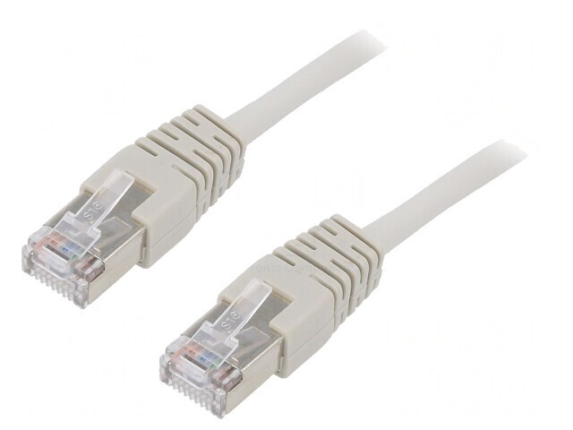 Patch Cord Ethernet F/UTP Cat 5e Gri 2m